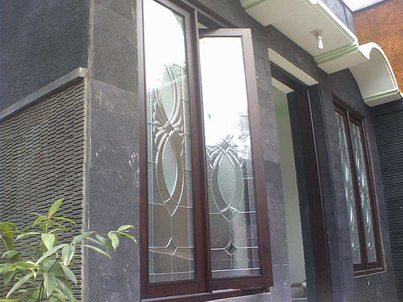 jendela kaca polos Pintu Panil Solid PK Dwi Karya Mandiri